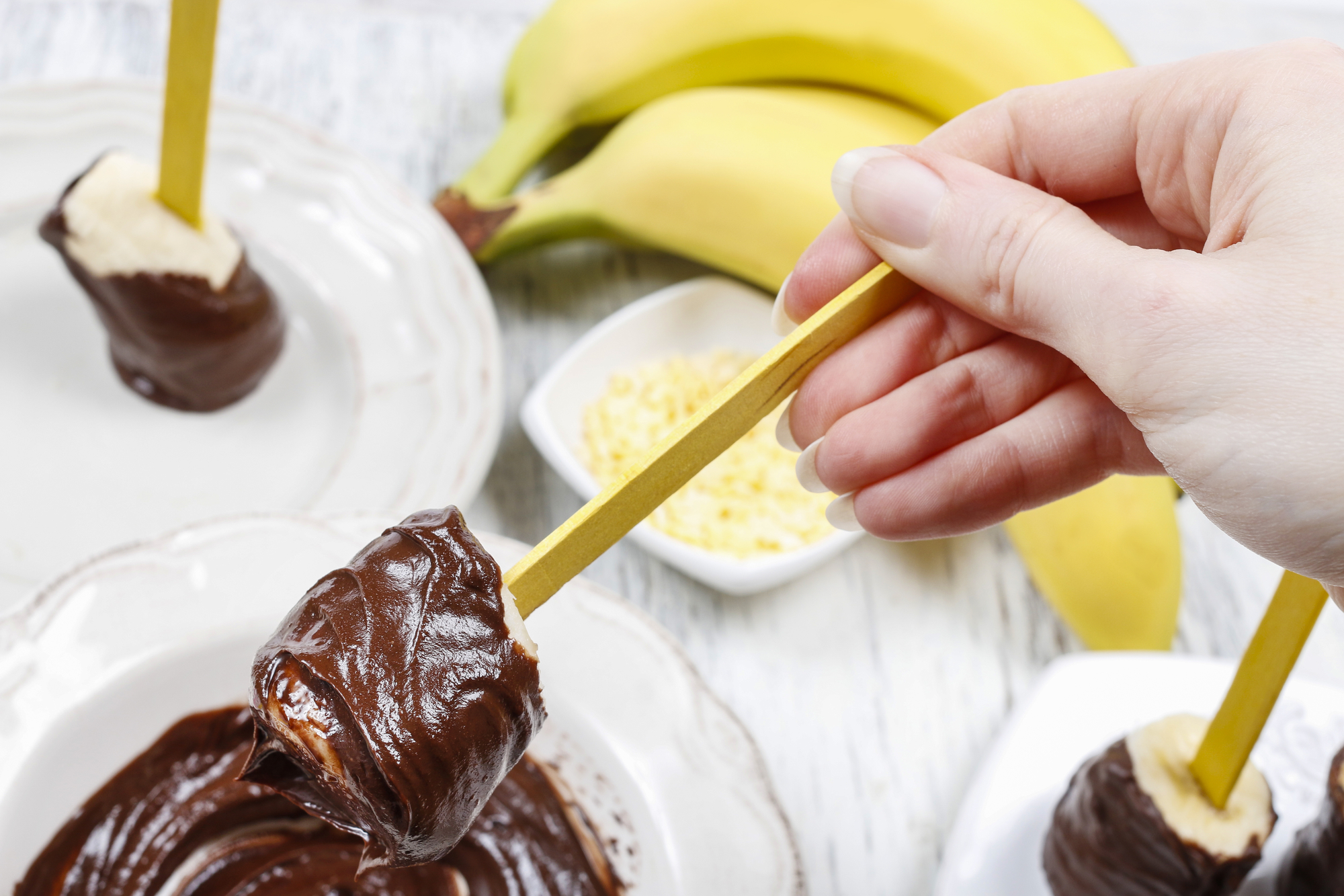 Recept Skvělé banánky v čokoládě