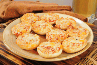 Recept Mini pizza se sýrem