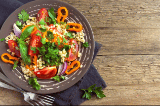 Recept Salát se zeleninou a kuskusem